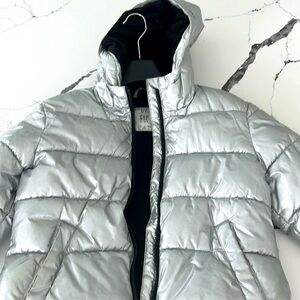 Gap kids silver jacket